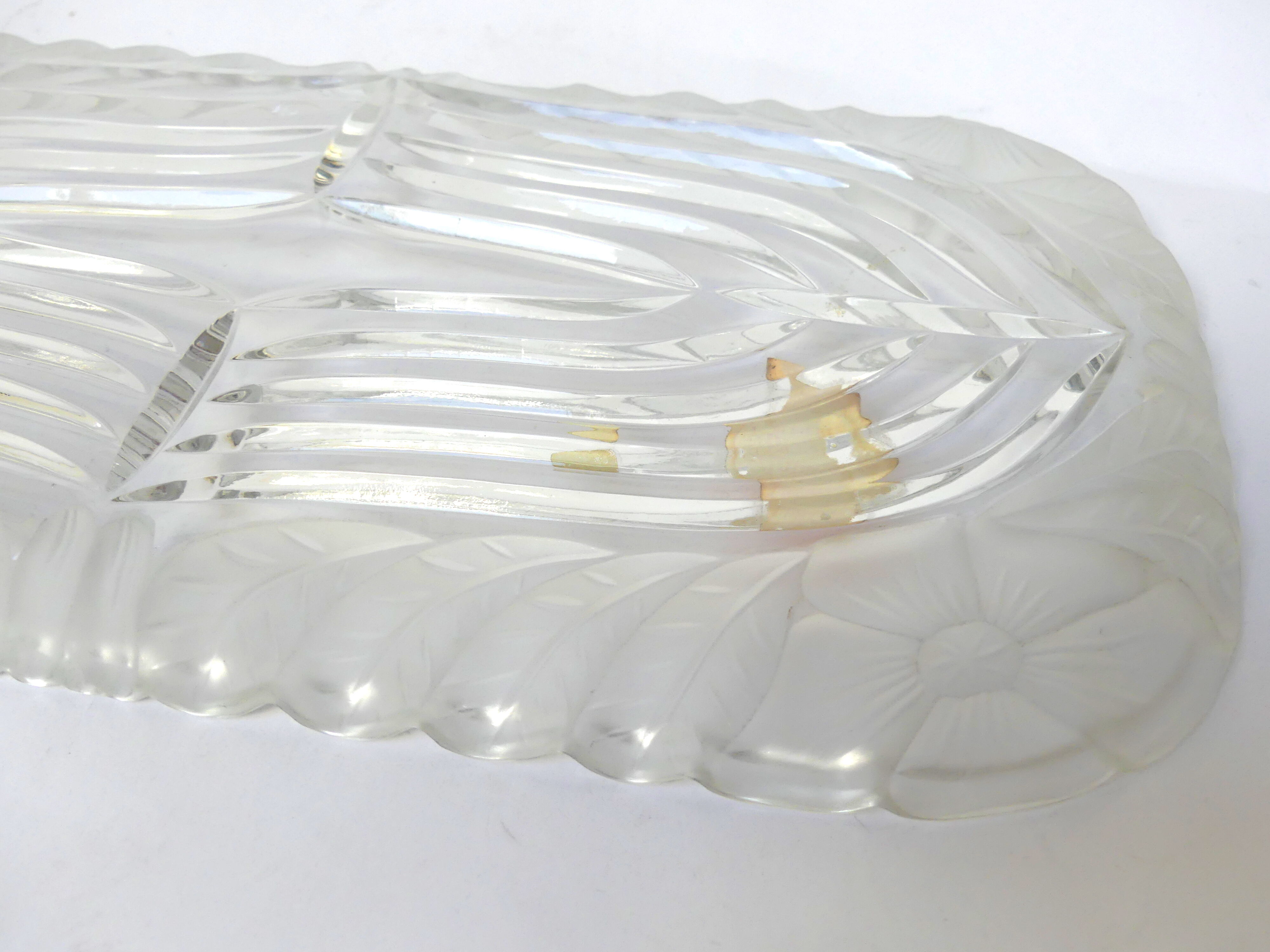 Anna hütte bleikristall crystal dish