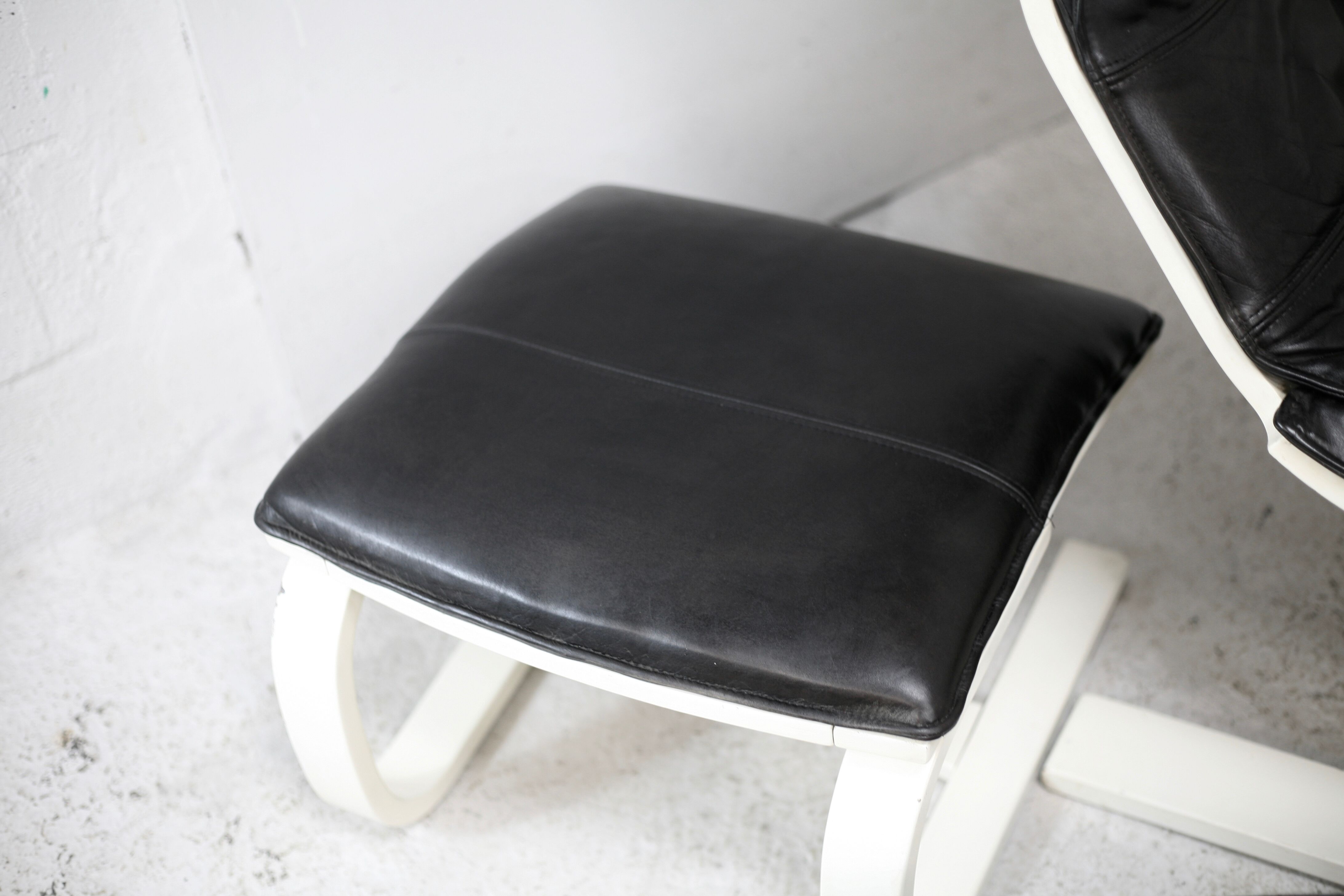 Pair of armchairs and ottomans Nelo Sweden, Sweden, circa 1975