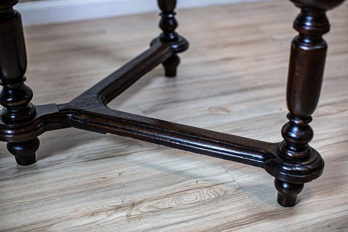 Antique Rectangular Oak Dining Table, 1890s