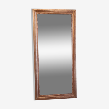 Gilded wooden mirror 93X46