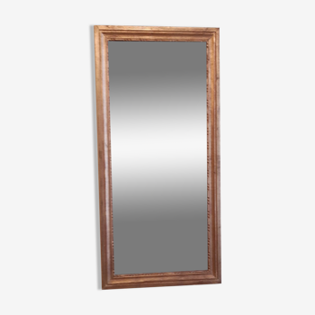 Miroir en bois doré 93X46
