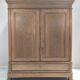 Louis Philippe linen cupboard in blond oak