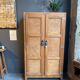 Art Deco solid wood wardrobe