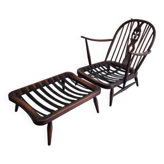 Windsor ercol + ottoman