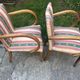 Pair of bridge armchairs from the 1950s – Bent wood