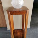 High art deco walnut selette