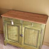 Renovated and distressed old buffet | Gaston