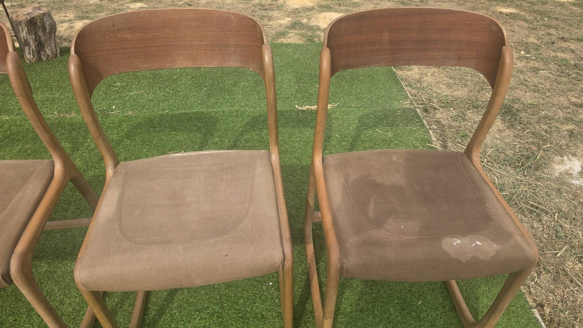 4 chaises Baumann modèle Traîneau