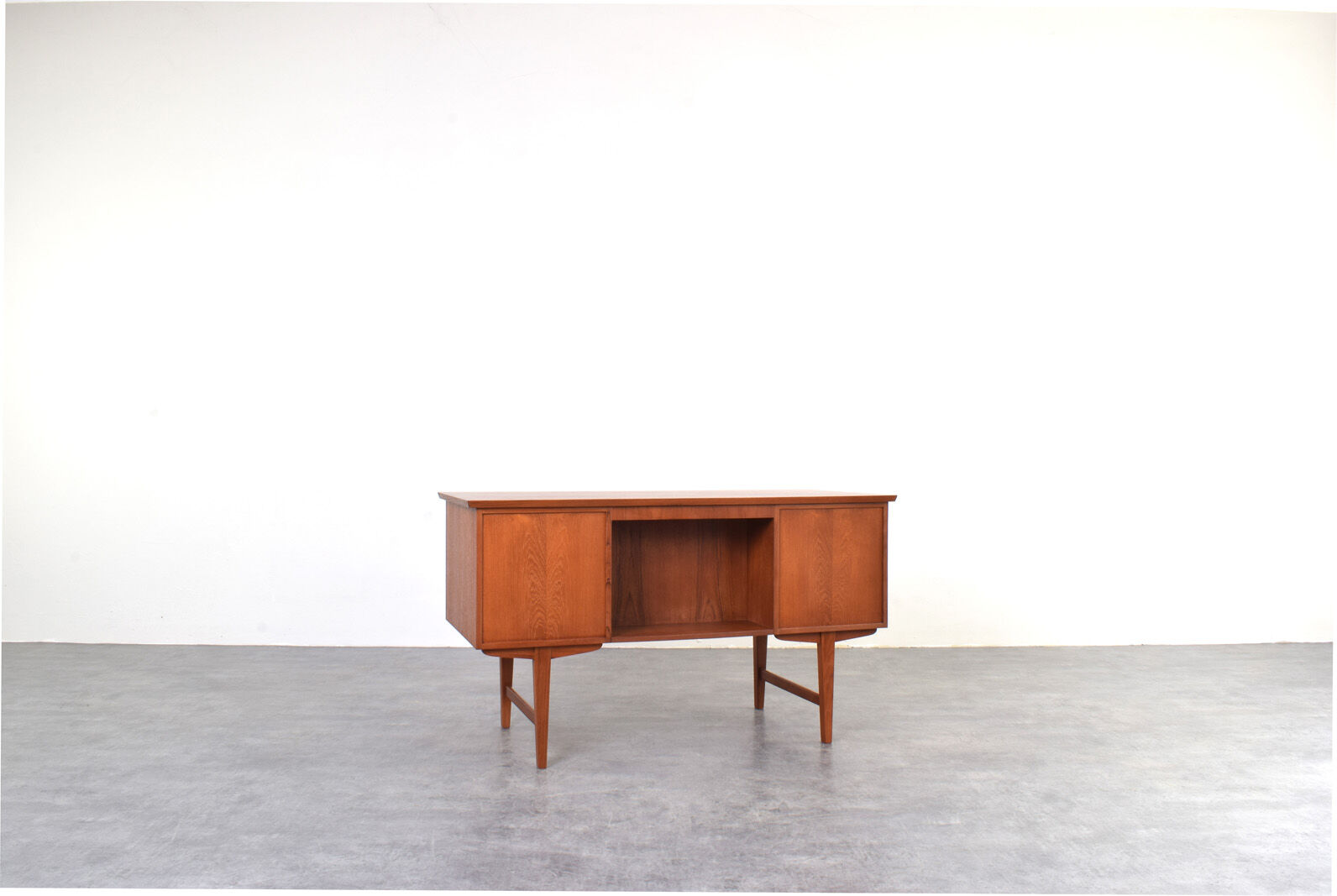 Mid-Century Modern Danish Teak Executive Desk, 1960s