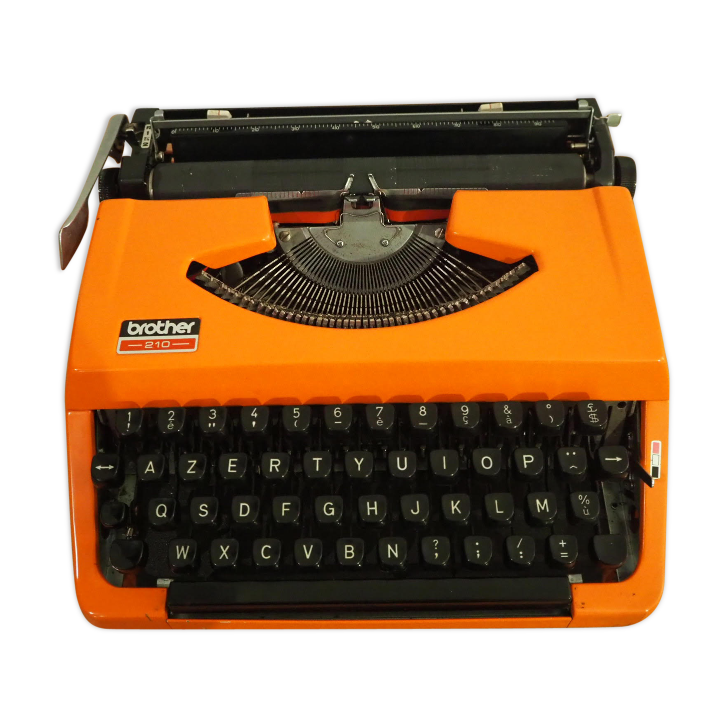 Typewriter orange brother 210