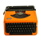 Machine à écrire orange brother 210