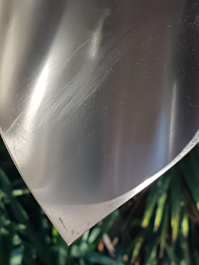 70s design stainless lamp