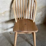 Lot chaises bois style Ercol Windsor