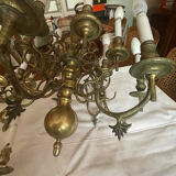 Flemish chandelier and two sconces