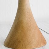 Wooden candle holder.