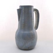 Large Stoneware Ceramic Pitcher Signed Drillon 50's