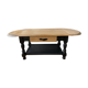 Table basse avec allonges