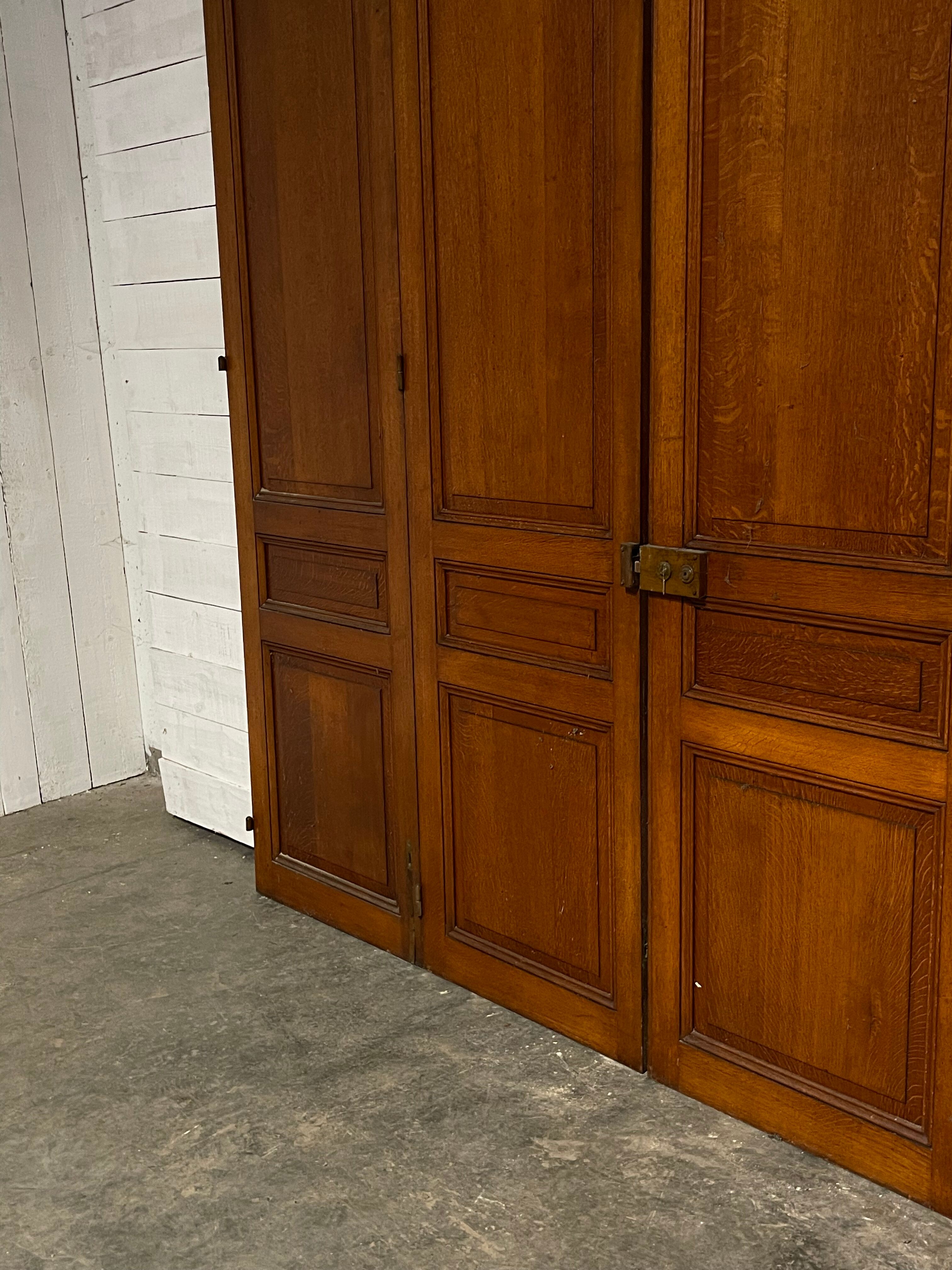 Old oak doors
