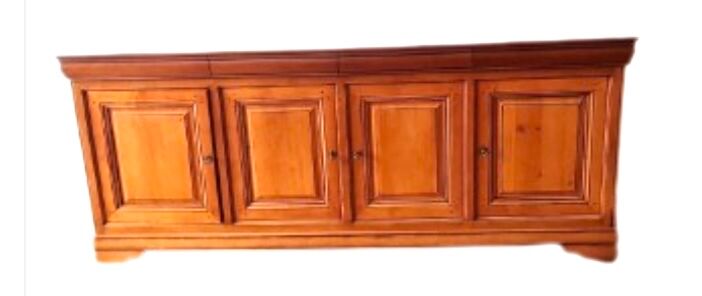 Cherry wood enfilade in Louis Philippe style