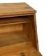 Vintage pine secretaire workstation desk, 1980s design