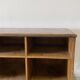 Vintage shop counter made of wood and metal