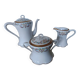 Limoges porcelain service – Lewis Straus & Sons – gold floral decoration