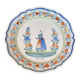 Plat en faience de quimper début XXème
