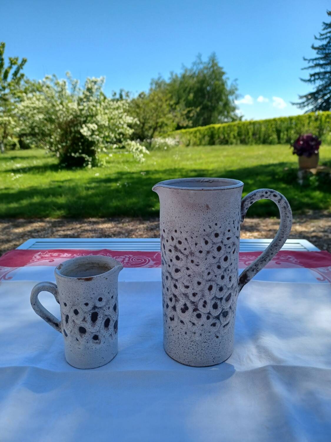 Ensemble de 2 pichets céramique de Vallauris