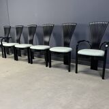 Totem chairs by Torstein Nilsen for Westnofa, 1980s set of 6