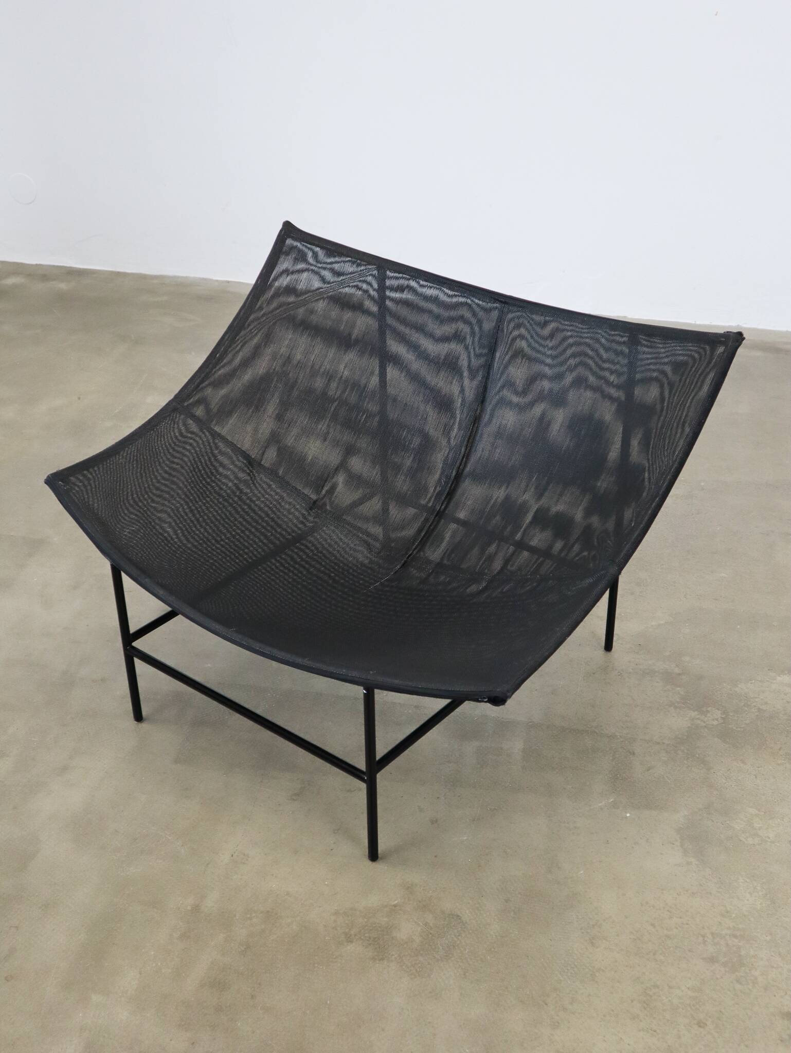 vintage Black leather Butterfly chair by G. van den Berg for Montis, 1980s