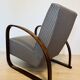Fully restored Vintage Armchair by Jindrich Halabala model H-70 from Czechoslovakia 1950’s