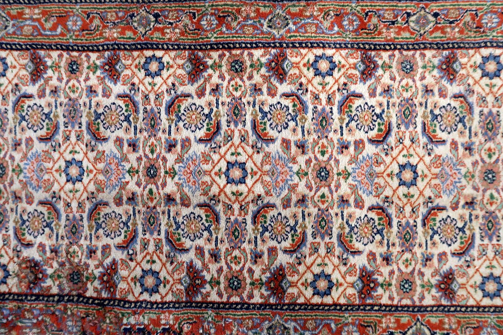 Tapis Vintage Fait Main Mahal du Moyen-Orient – 79 x 301 cm - 1C1005