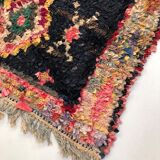 Moroccan Berber carpet Old Boucherouite 2,31x1.11m