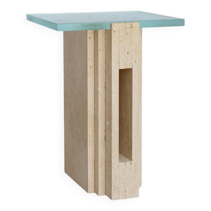 Table d'appoint en verre
