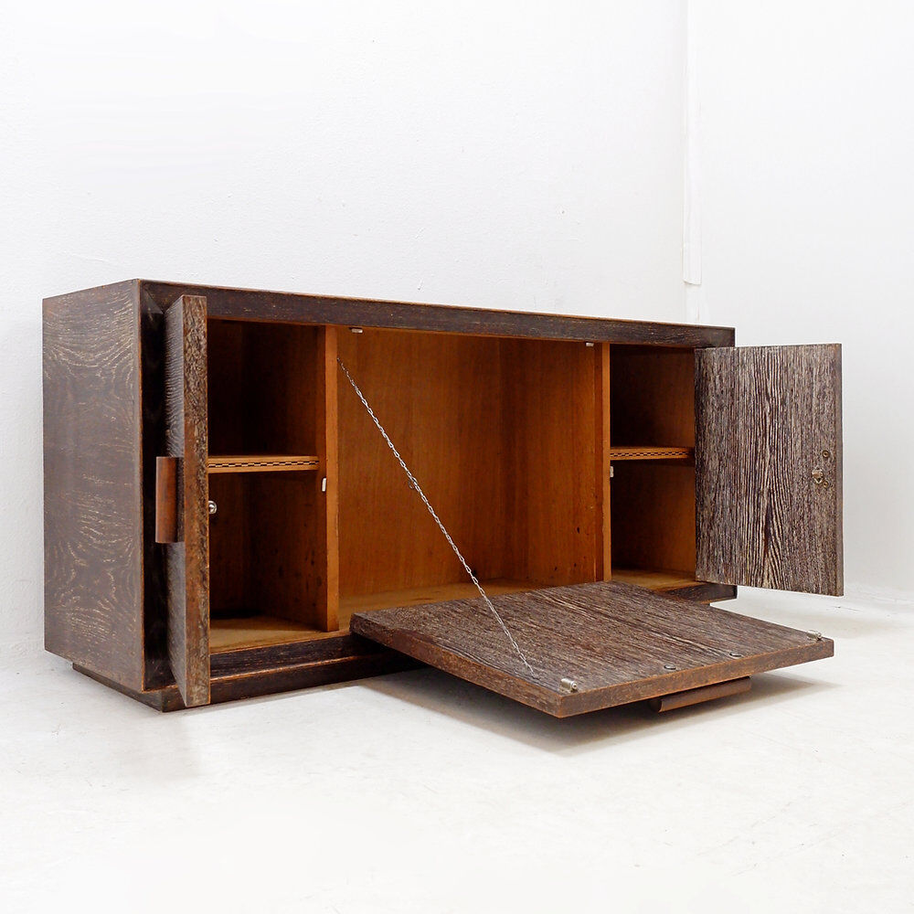 Wenge wood vintage sideboard - modernist style