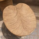 Rattan nomadic table