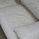 Maralunga sofa by Vico Magistretti, Cassina, white leather, Italy, circa 1970