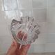 Vide-Poche coquillage en verre transparent
