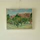 Town with trees by Folke Berlinde