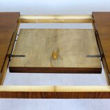 Table à manger à rallonge en noyer de Mier, années 1950