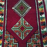 Vintage ethnic berber carpet 172x87cm