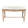 Parisian desk from the 1940s stripped to raw solid wood, 120cm.