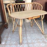 Rattan desk