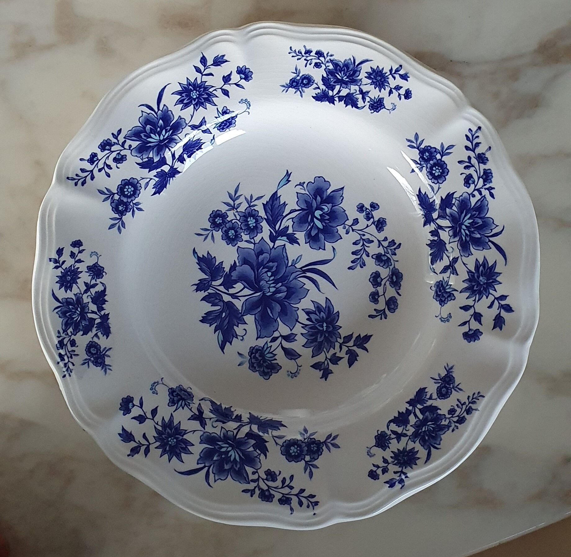 Earthenware plates Sarreguemines
