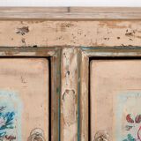 Antique white sideboard with original illustrations (c.1900) #7