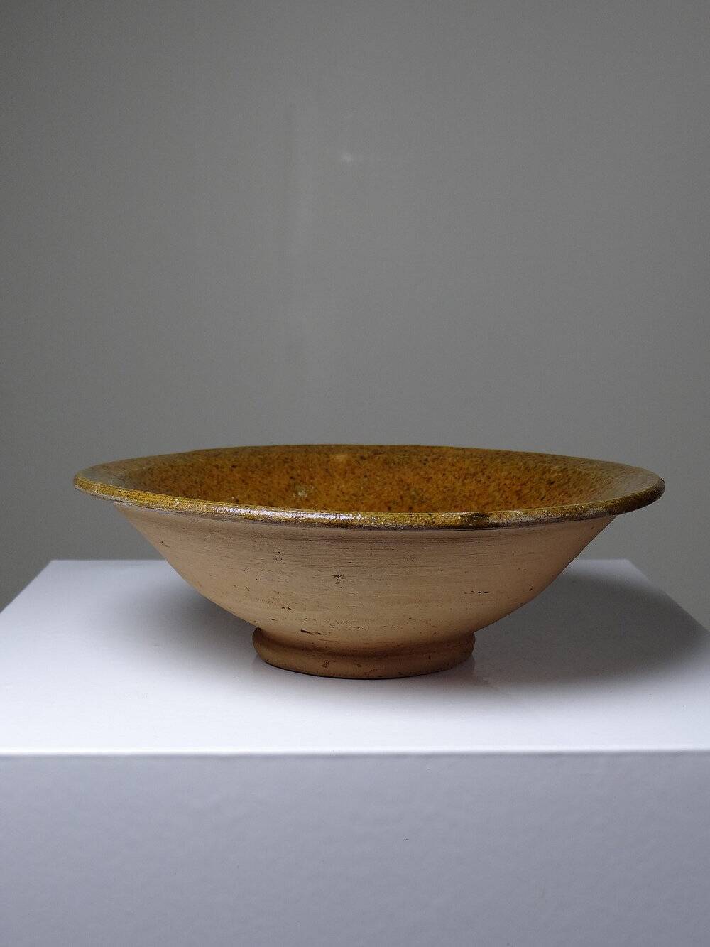 Small ceramic bowl, clay, vintage artisan style Tamegroute.