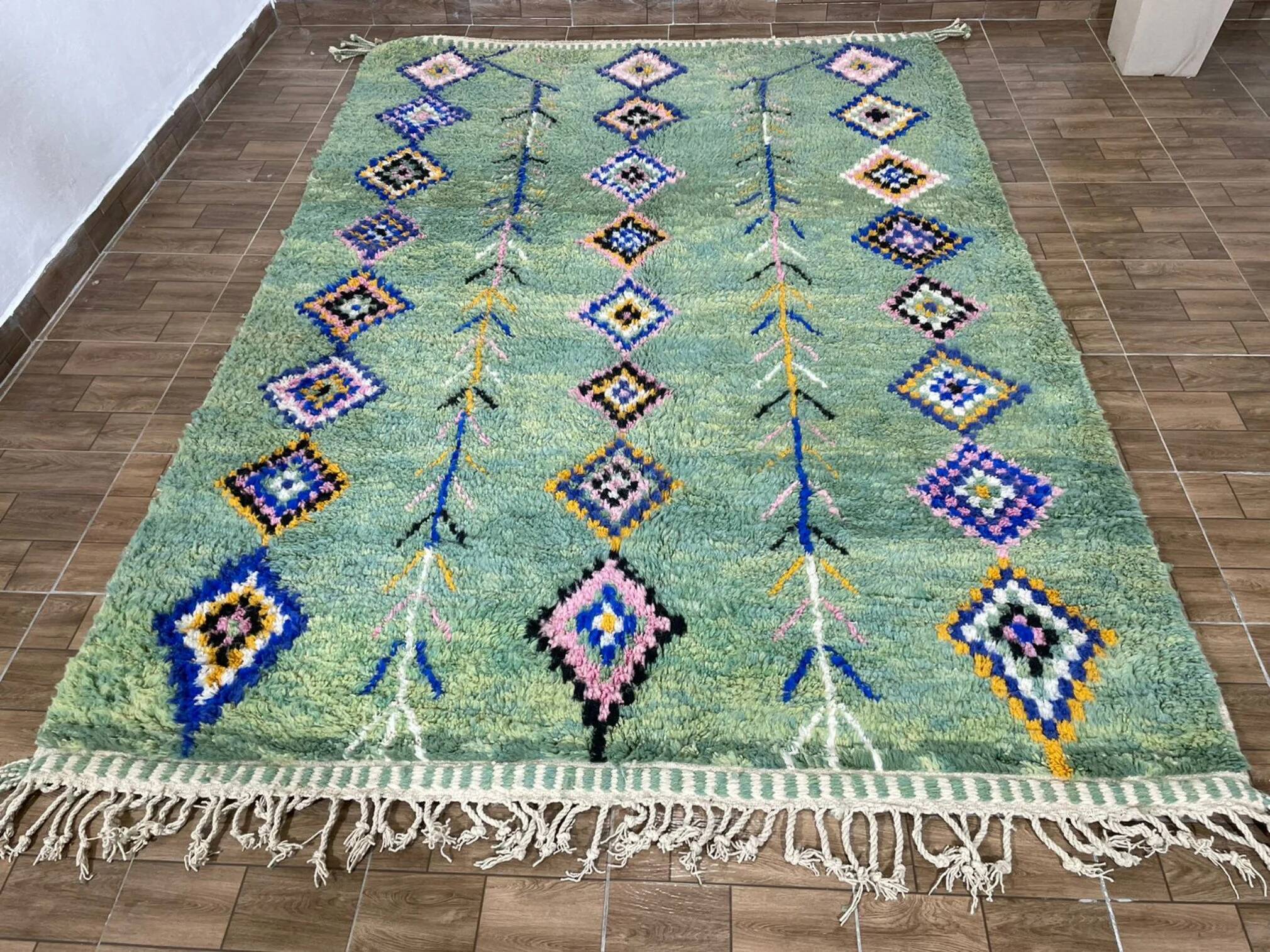Large handmade Berber rug 3x2 m