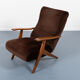 Italian reclining lounge chair by Antonio Gorgon