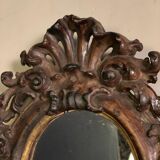 Pair of mirrors in papier mâché, Napoleon lll