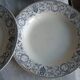 Lot of 6 hollow plates earthenware Creil Montereau décor Marie Louise